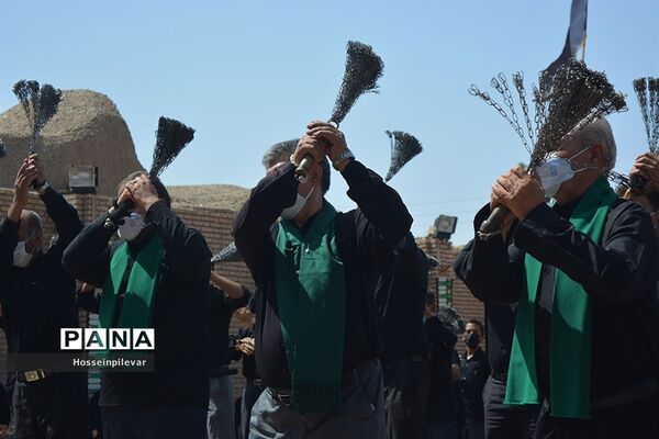 صبح عاشورا در هیات صاحب الزمانی شهرستان خوسف