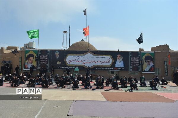 صبح عاشورا در هیات صاحب الزمانی شهرستان خوسف