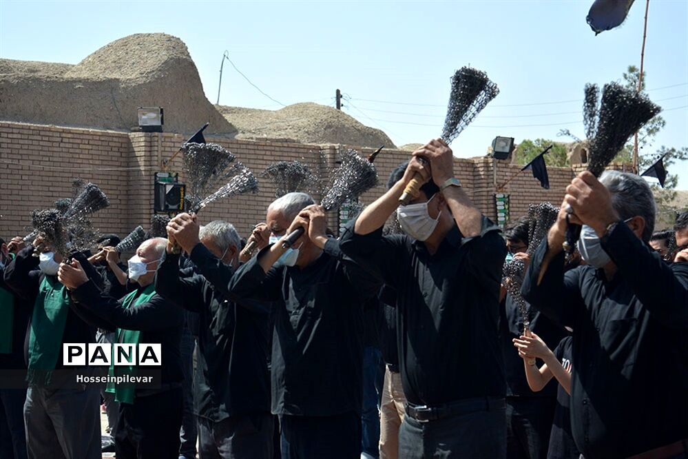 صبح عاشورا در هیات صاحب الزمانی شهرستان خوسف