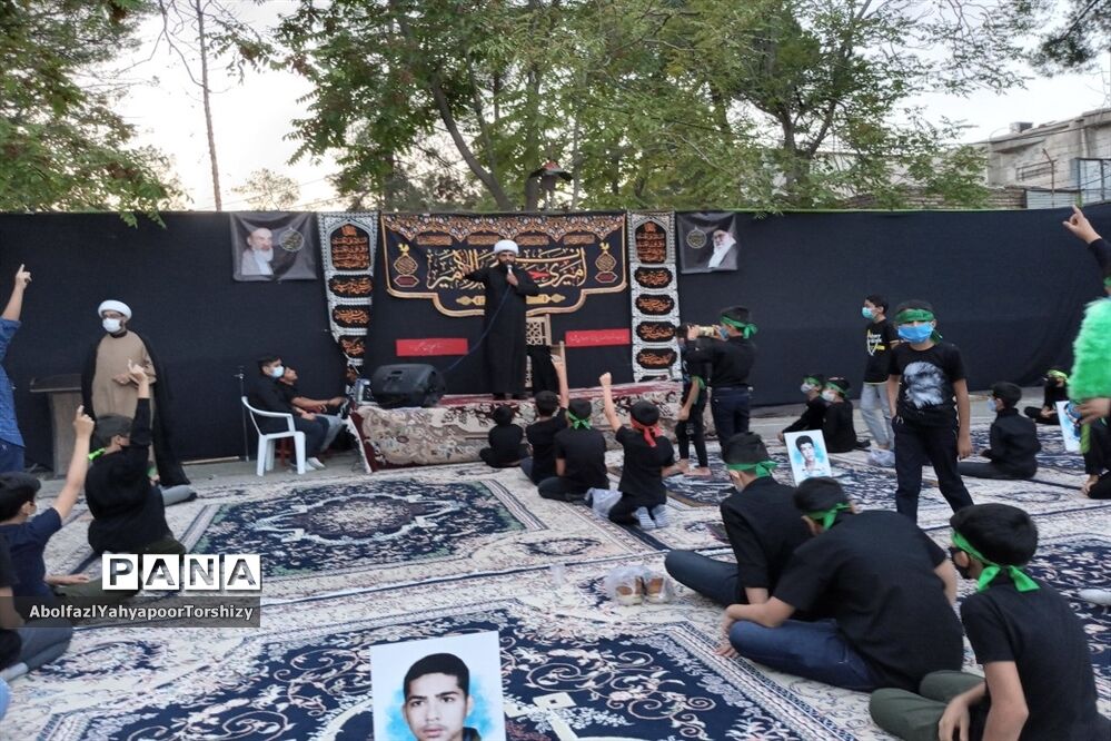 شب عاشورا در هیات نوجوانان کانون لقمان کاشمر