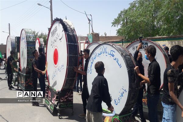 عاشورای حسینی در حسینیه روستای دهنو در خلیل آباد