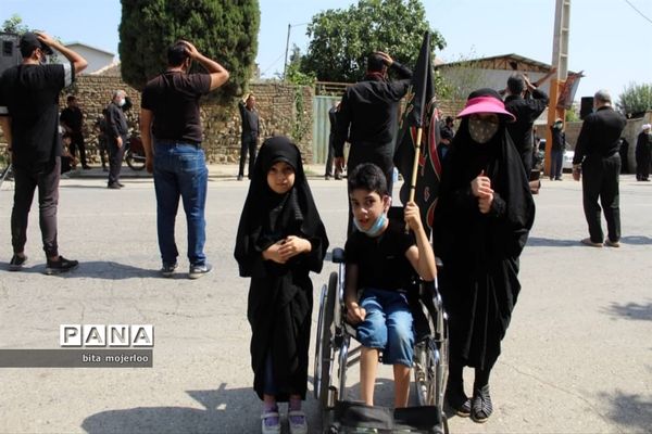 مراسم عزاداری عاشورای حسینی در شهرستان گلوگاه