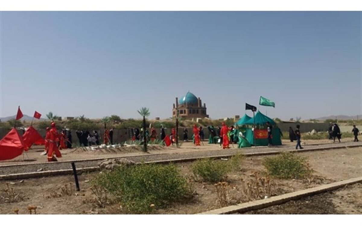 برگزاری مراسم تعزیه در ارگ جهانی گنبد سلطانیه