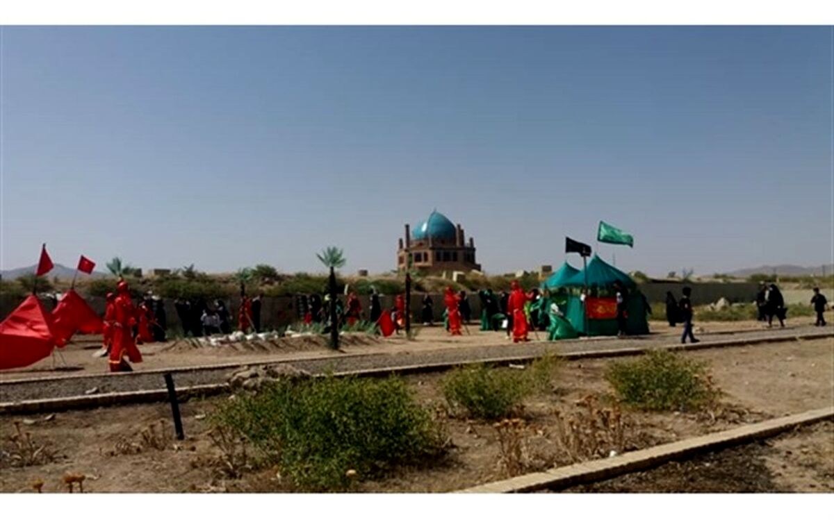 برگزاری مراسم تعزیه در ارگ جهانی گنبد سلطانیه