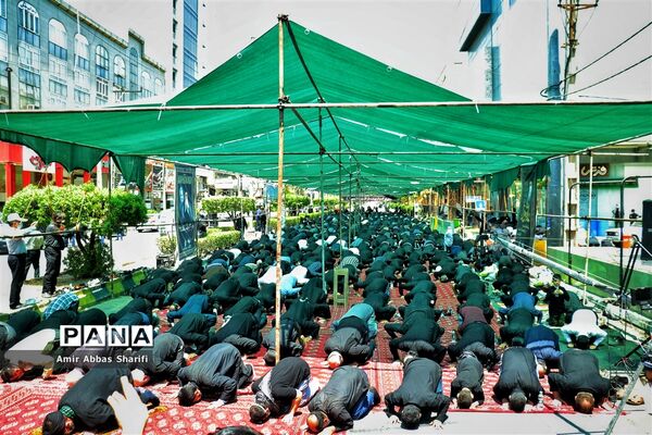 تجمع هیات مذهبی  مساجداهواز در  روز عاشورا