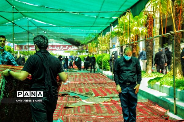تجمع هیات مذهبی  مساجداهواز در  روز عاشورا