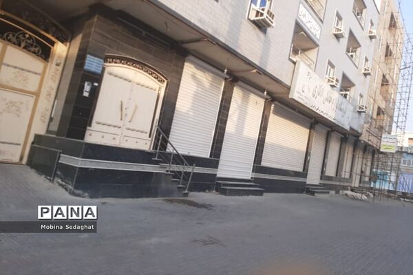 سومین روز از محدودیت های کرونایی در بندر نخل تقی  عسلویه