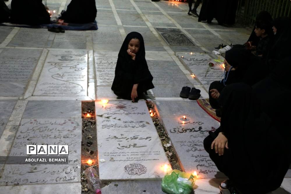 عزاداری شام غریبان شهدای کربلا در قم