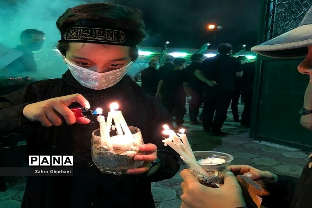 مراسم شام غریبان امام حسین(ع)در شهرستان دماوند