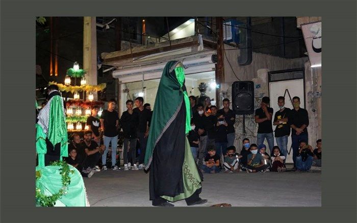 نمایش مذهبی کاروان عشق به  روی صحنه رفت