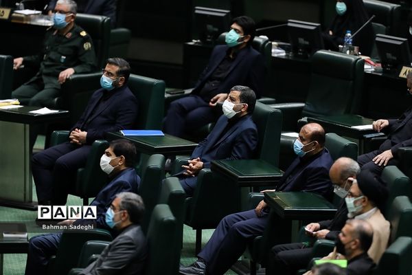 جلسه بررسی صلاحیت وزرای پیشنهادی دولت سیزدهم در مجلس