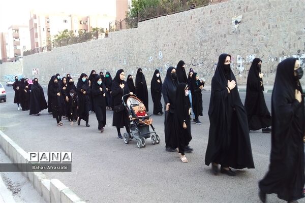 برگزاری دسته عزاداری شهادت امام سجاد(ع) در شهرک آبشناسان شهرستان رباط کریم