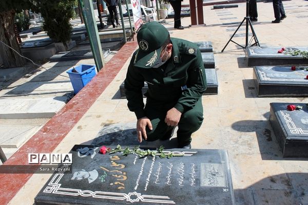 گلباران مزارشهدای آستان مقدس امامزاده عقیل(ع) اسلامشهر