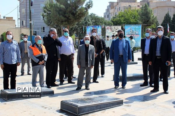 گلباران مزارشهدای آستان مقدس امامزاده عقیل(ع) اسلامشهر