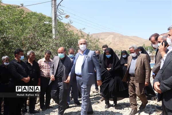 آیین کلنگ زنی مدرسه خیر ساز  دکتر حمید عبدالله زاده