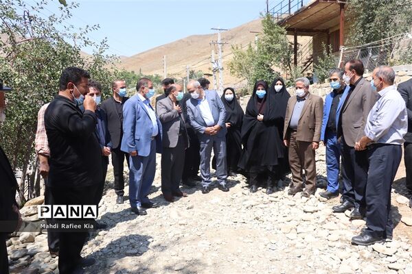 آیین کلنگ زنی مدرسه خیر ساز  دکتر حمید عبدالله زاده