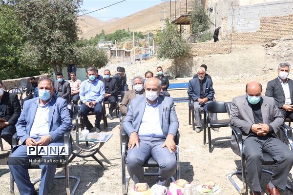 آیین کلنگ زنی مدرسه خیر ساز  دکتر حمید عبدالله زاده