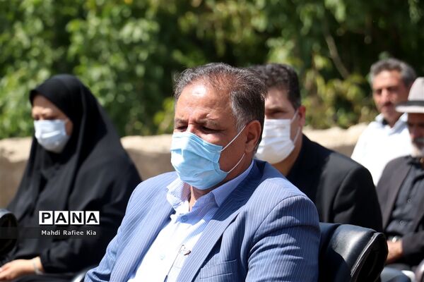 آیین کلنگ زنی مدرسه خیر ساز  دکتر حمید عبدالله زاده