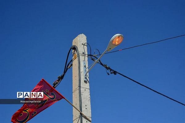 تامین برق روستای کلاته شیخ در شهرستان خوسف