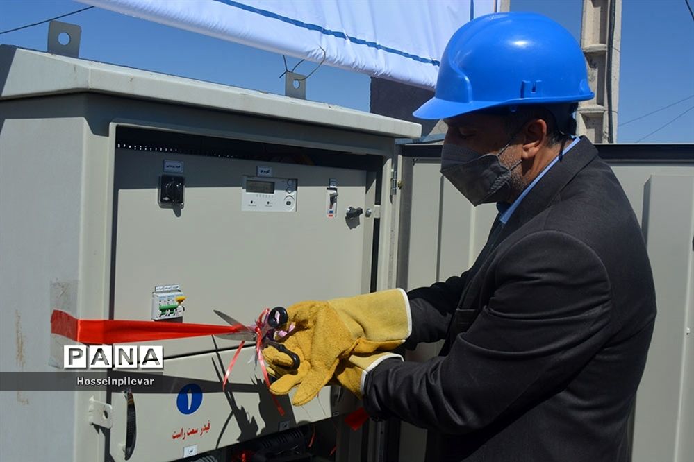 تامین برق روستای کلاته شیخ در شهرستان خوسف