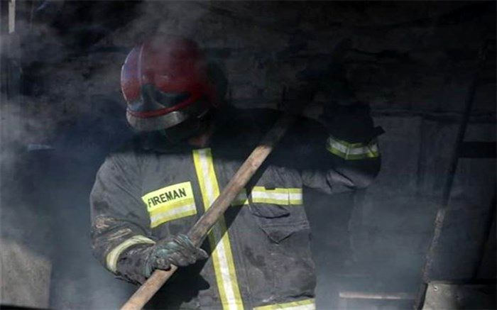 آتش‌سوزی یک  منزل مسکونی در روستای بهشت‌آباد شهر کاج