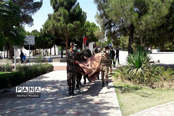 برگزاری نماز جمعه در فضای باز امامزاده سید حمزه شهرستان کاشمر