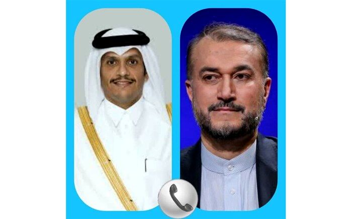 وزیر خارجه قطر از امیرعبداللهیان برای سفر به این کشور دعوت کرد