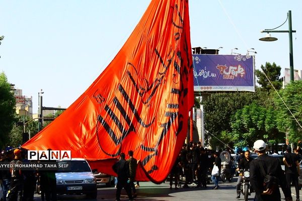 هیات «دخیل العباس» کاروان نمادین اسرای کربلا قم