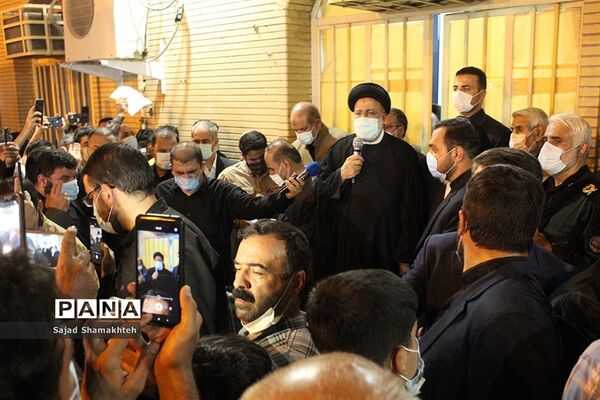 دیدار رییس جمهوری از منطقه منبع آب اهواز