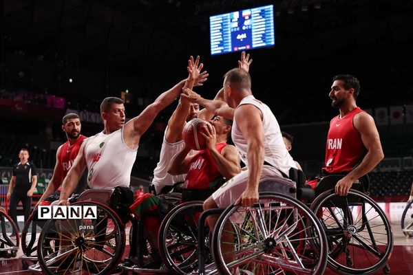 دیدار بسکتبال با ویلچر ایران و الجزایر