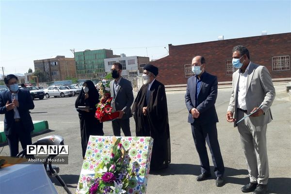 آئین افتتاحیه  پروژه‌های آموزش و پرورش شهرستان کاشمر