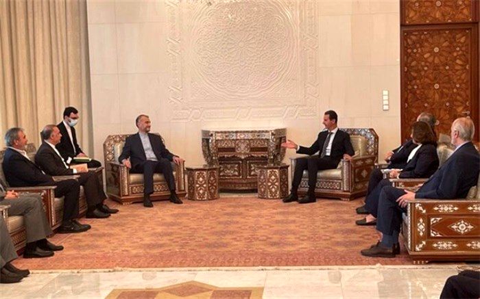 دیدار وزیر امور خارجه ایران با بشار اسد