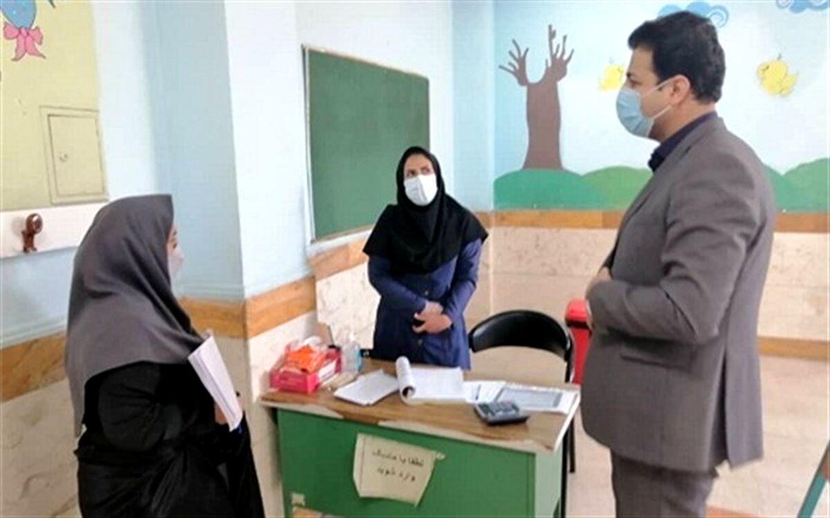 بازدیداز پایگاه سنجش سلامت جسمانی و آمادگی تحصیلی نو آموزان بدو ورود به دبستان