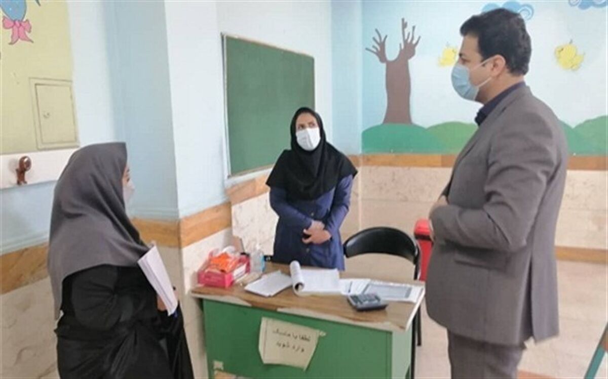 بازدیداز پایگاه سنجش سلامت جسمانی و آمادگی تحصیلی نو آموزان بدو ورود به دبستان