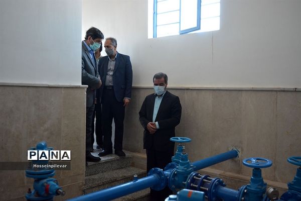 افتتاح پروژه آبرسانی روستای ماهمیران در شهرستان خوسف