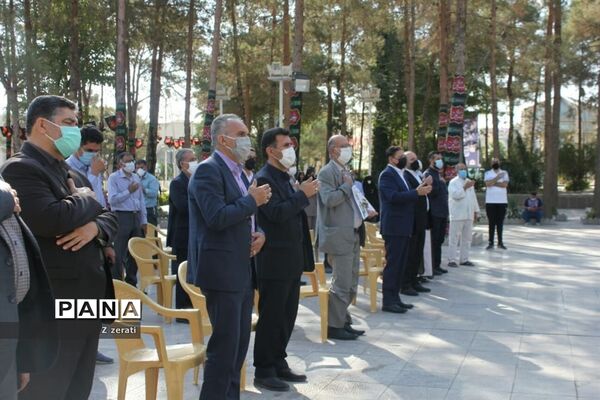 آیین استقبال ازقهرمان ورزش جانبازان و معلولین در گلستان شهدای اصفهان ۱۴۰۰