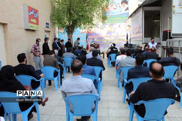 آیین بهره برداری و راه اندازی مجدد بیمارستان آیت الله طالقانی اهواز
