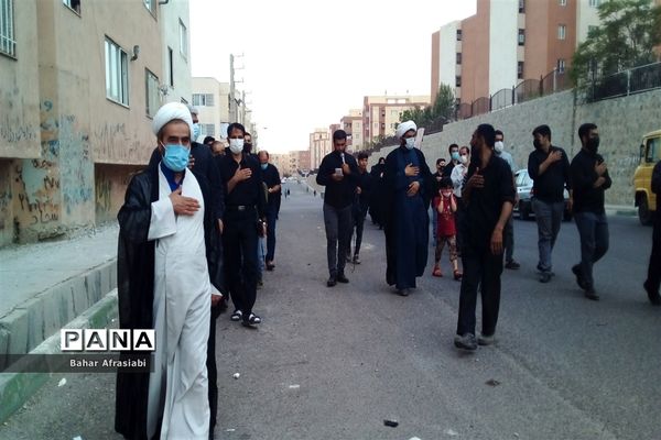 برگزاری کاروان عزاداری شهادت امام زین العابدین‌( ع) در رباط‌کریم