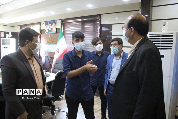 نشست اعضا هیات رئیسه مجلس دانش‌آموزی استان بوشهر
