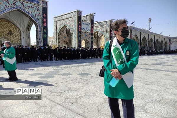 تشییع پیکر حاج محمد خجسته در مشهد