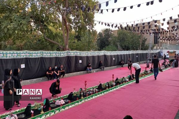 بزرگترین سفره حضرت رقیه(س) در منطقه ۱۵