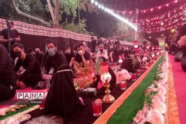 بزرگترین سفره حضرت رقیه(س) در منطقه ۱۵