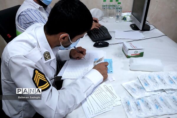 آغاز به کار مرکز واکسیناسیون پلیس پایتخت