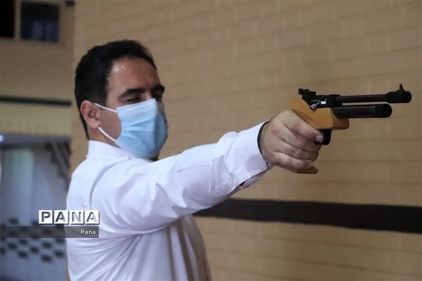 مسابقه تیراندازی با تفنگ بادی و تپانچه یادواره شهید مدافع حرم حامد جوانی