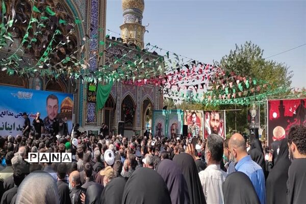 تشییع پیکر مطهر شهید محمد اینانلو در البرز