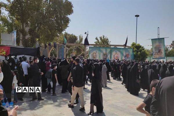 تشییع پیکر مطهر شهید محمد اینانلو در البرز