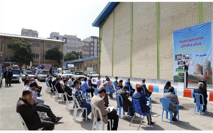 ارسال کاروان تجهیزات ورزشی و بهداشتی به مدارس استان اردبیل