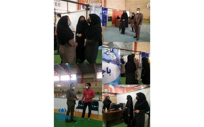 بازدید اعضای شورای شهر شاهین شهر از مراکز واکسیناسیون در شهر
