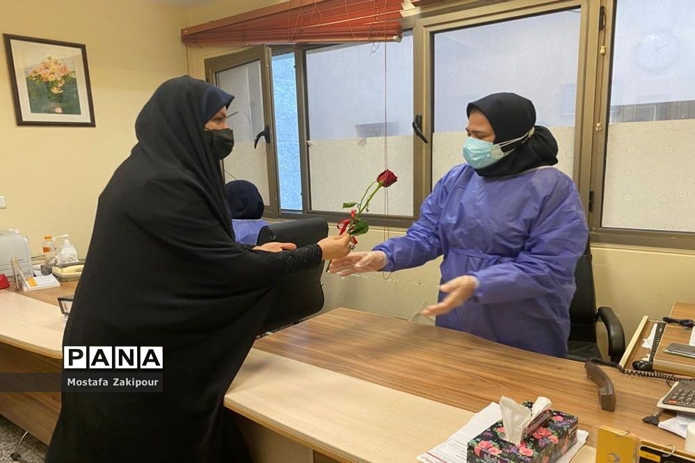 تقدیر از مدافعان سلامت مرکز آموزشی درمانی شهدای خلیج فارس