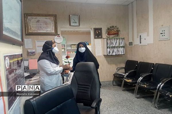 تقدیر از مدافعان سلامت مرکز آموزشی درمانی شهدای خلیج فارس